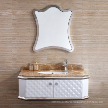 White BLuxury Wall mounted sink vanity unit bathroom for hotel